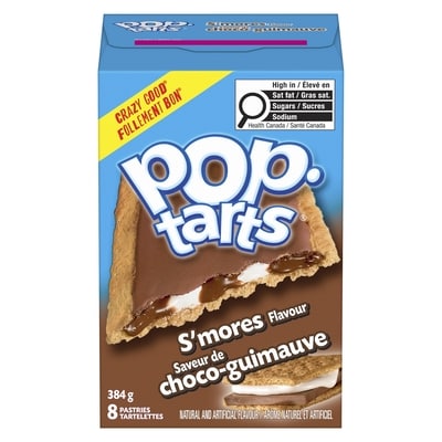 Kellogg’s Poptarts Klgs Pop Tarts Smores Glace 384 g, 1,17 $/100g