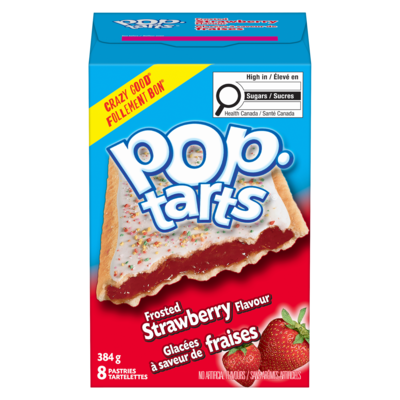 Kelloggs Poptarts Pop Tarts Frosted Strawberry 384 g, $1.17/100g