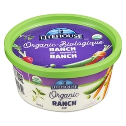 Litehouse Dip Organic Ranch 283 g, $1.94/100g