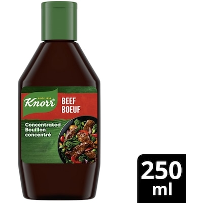 Knorr Bouillon Concentré Boeuf  250 ml, 3,20 $/100ml