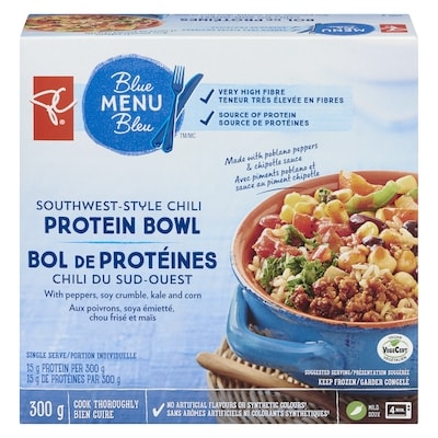 PC Blue Menu Southwest-Style Chili Protein Bowl 300 g, $1.83/100g