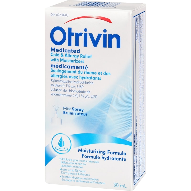 Medicated Cold & Allergy Relief With Moisturizers Spray