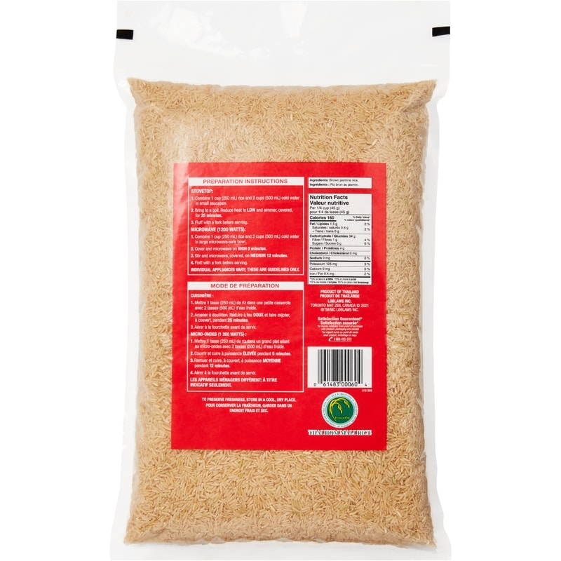 Thai Hom Mali Brown Jasmine Rice
