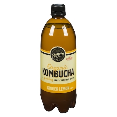 Remedy Kombucha Ginger Lemon 700 ml, $0.86/100ml