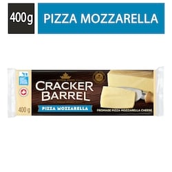 Cracker Barrel Fromage pizza mozzarella 400 g, 2,25 $/100g
