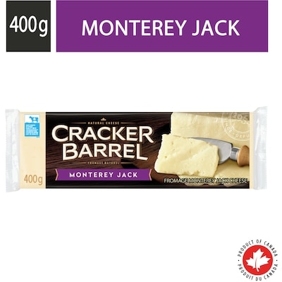 Cracker Barrel Monterey Jack Cheese 400 g, $2.00/100g