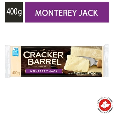 Cracker Barrel Fromage monterey jack 400 g, 2,25 $/100g