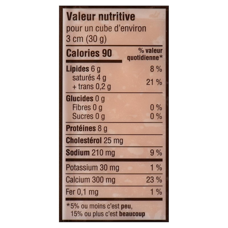 Cheddar-Coloured Old Lite Cheese