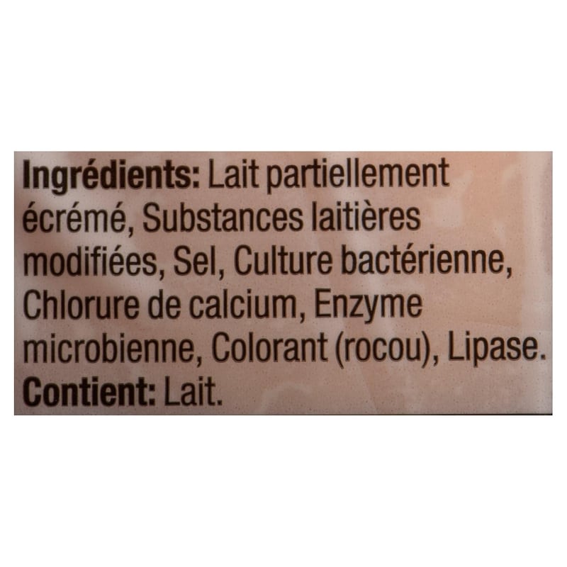 Cheddar-Coloured Old Lite Cheese