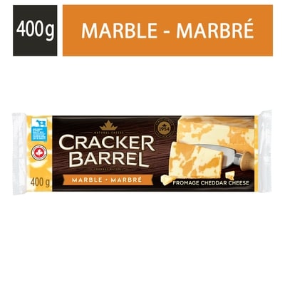 Cracker Barrel Marble Cheese 400 g, $2.12/100g