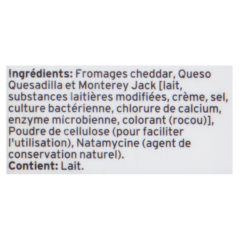 3 Cheese Mexicana Mild Shredded Cheese