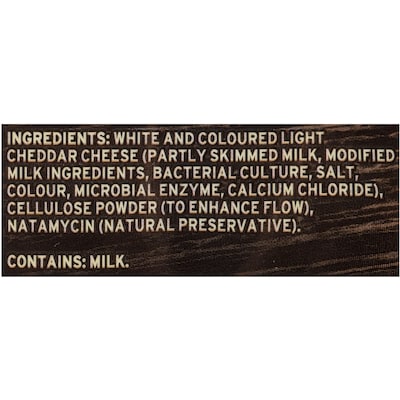 Cracker Barrel Double Cheddar Light Shredded Cheese 320 g, $2.50/100g