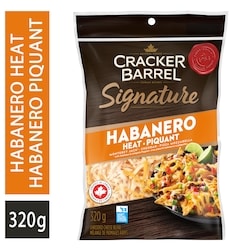 Cracker Barrel Fromage râpé habanero piquant 320 g, 2,81 $/100g