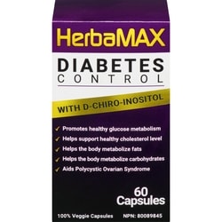 HerbaMAX Diabetes Control 60 ea, $0.58/1ea
