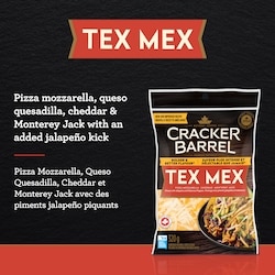 Cracker Barrel Tex Mex Shredded Cheese - 320 g | Zehrs