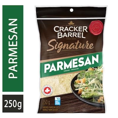 Cracker Barrel Fromage râpé 100 % parmesan 250 g 250 g, 3,40 $/100g