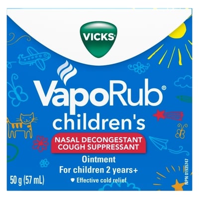 Vicks Pot Vaporub Pour Enfants 50 g, 15,36 $/100g