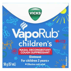 Vicks Onguent décongestionnant nasal et antitussif pour enfants VapoRub 50 g, 17,98 $/100g