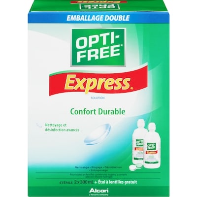 Opti-Free Opti Free Express Twin 600 ml, 3,17 $/100ml