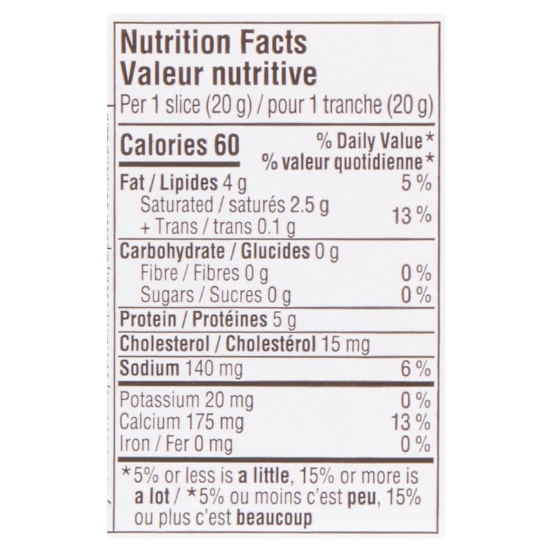 Light Medium Cheddar Cheese Slices
