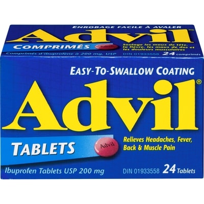 Advil Regular Strength Ibuprofen Tablets for Headaches and Pain Relief, 24 Count 24 ea, $0.31/1ea