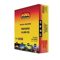 Xtraflame Allumeur de feu mini-bûches, paquet de 10 10 ea, 1,30 $/1ch
