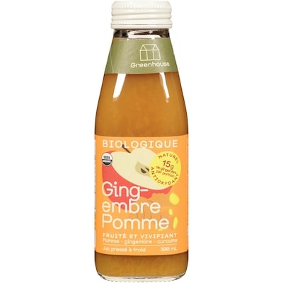 Greenhouse Jus de gingembre bio pomme 300 ml, 2,33 $/100g