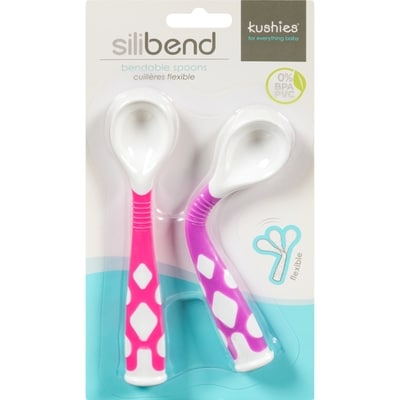 Kushies Silibend Bendable Spoon 2 ea, $3.60/1ea