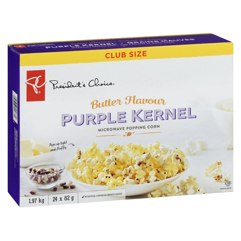 Butter Flavour Purple Kernel Microwave Popcorn