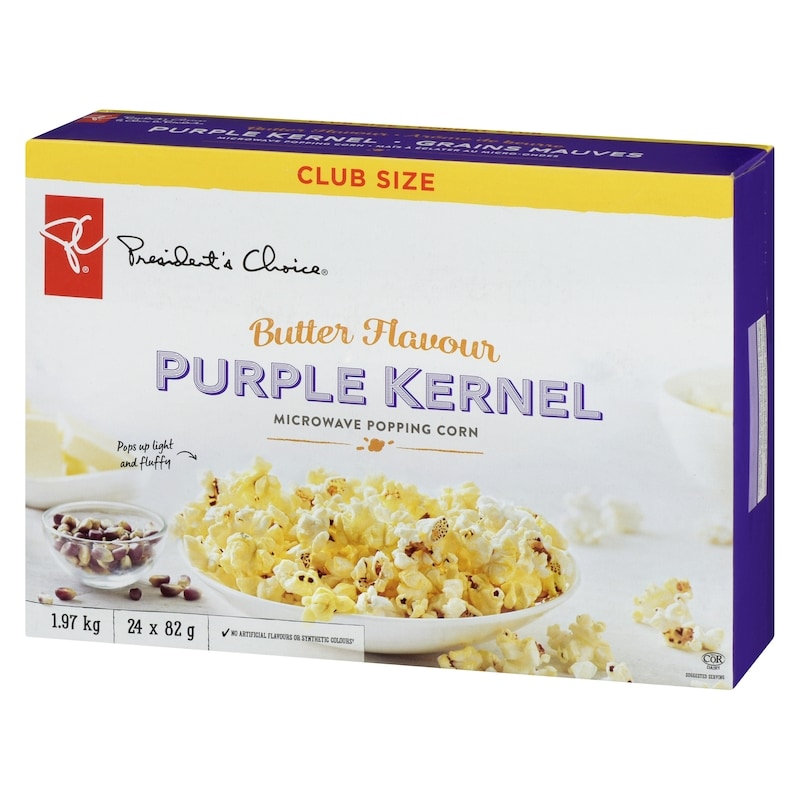 Butter Flavour Purple Kernel Microwave Popcorn