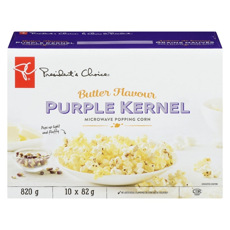 Butter Flavour Purple Kernel Microwave Popcorn