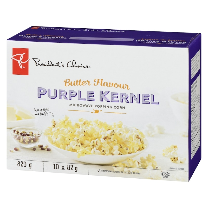 Butter Flavour Purple Kernel Microwave Popcorn