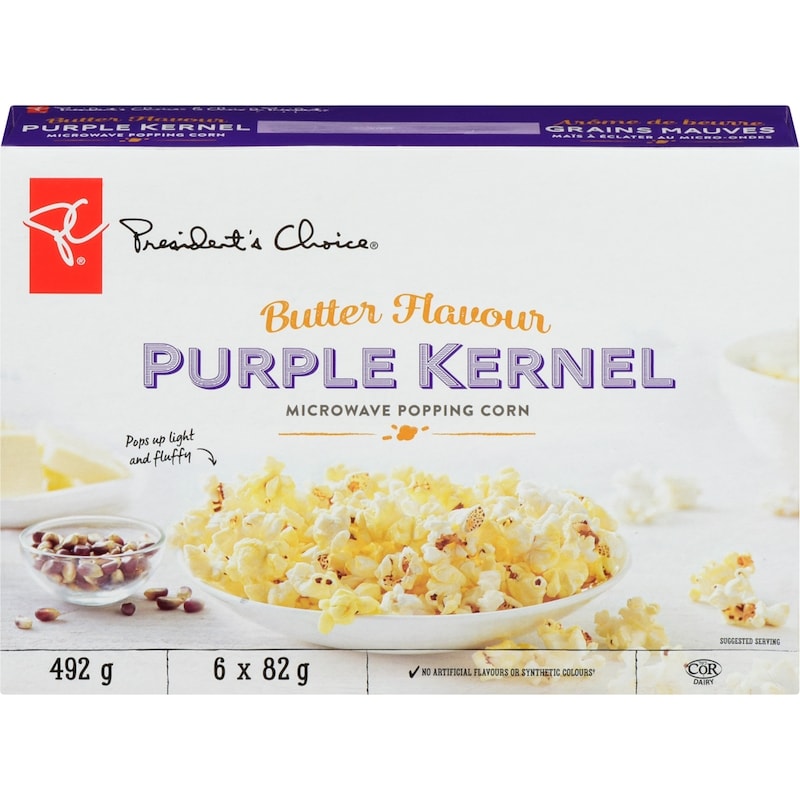 Butter Flavour Purple Kernel Microwave Popcorn