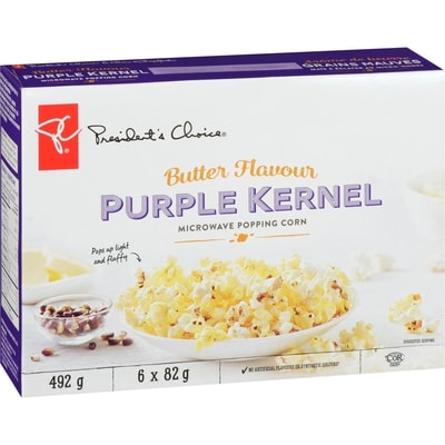 Butter Flavour Purple Kernel Microwave Popping Corn