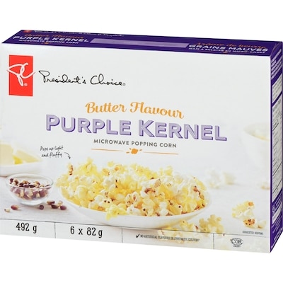 Butter Flavour Purple Kernel Microwave Popping Corn