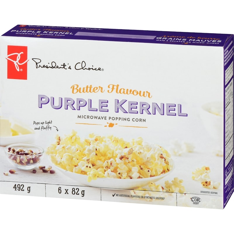 Butter Flavour Purple Kernel Microwave Popcorn