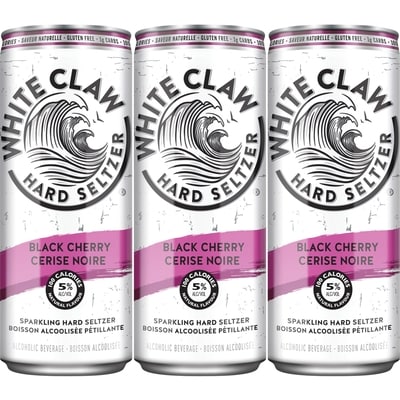 WHITE CLAW Cerise noir (Pièce d’identité requise au moment du ramassage) 6x355.0 ml, 1,08 $/100ml