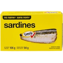 希少【ANTIHERO】8.36 THE SARDINE 鑑賞してました No Name Sardines - 106 g | Real Canadian Superstore