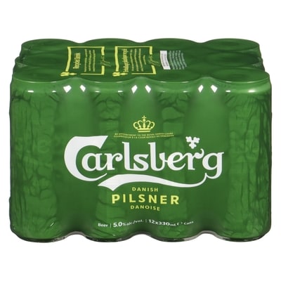 Carlsberg Beer Danish Pilsner (ID required at pick-up) 12x330.0 ml, $0.58/100ml