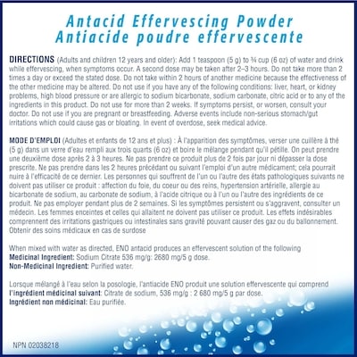 Antacid Effervescing Powder (Packets)
