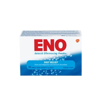 Eno Antiacide Poudre Effervescente (Sachets) 10 ea, 0,65 $/1ch