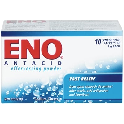 Eno Eno Anticacide Poudre Sachet 10 ea, 0,65 $/1ch