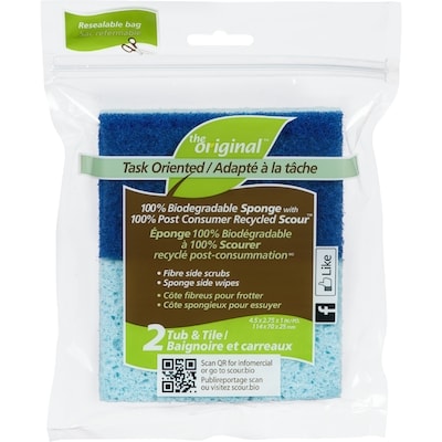 The Original Biodegradable Sponge 2 ea, $2.75/1ea