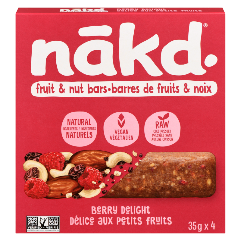 Raw Fruit & Nut Bars Berry Delight