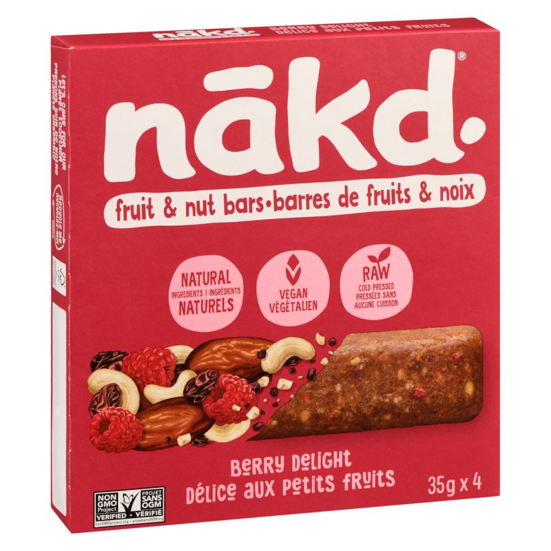 Raw Fruit & Nut Bars Berry Delight