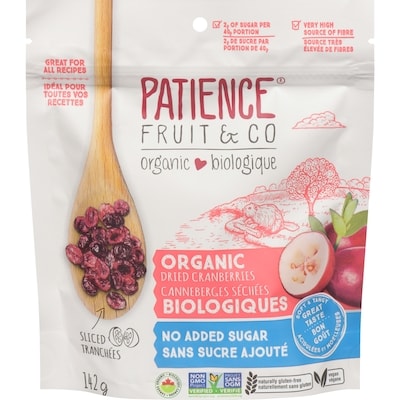 PATIENCE FRUIT & CO Organic Cranberry 142 g, $4.57/100g