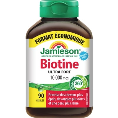 Jamieson Biotine 10 000 mcg 90 count 90 ea, 0,37 $/1ch