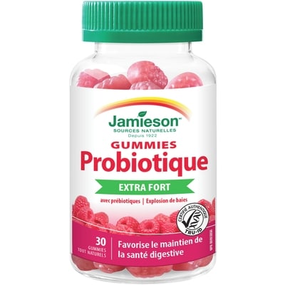 Jamieson Gummies Probiotique Extra Fort Avec Prébiotiques 30 ea, 0,68 $/1ch