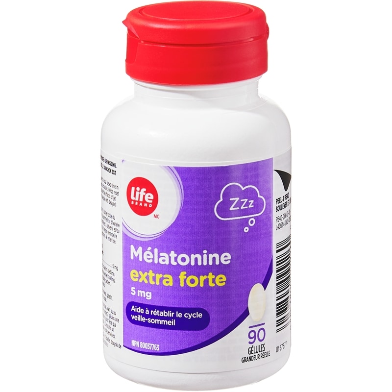 Extra Strength Melatonin 5 mg 90 Soft Gels