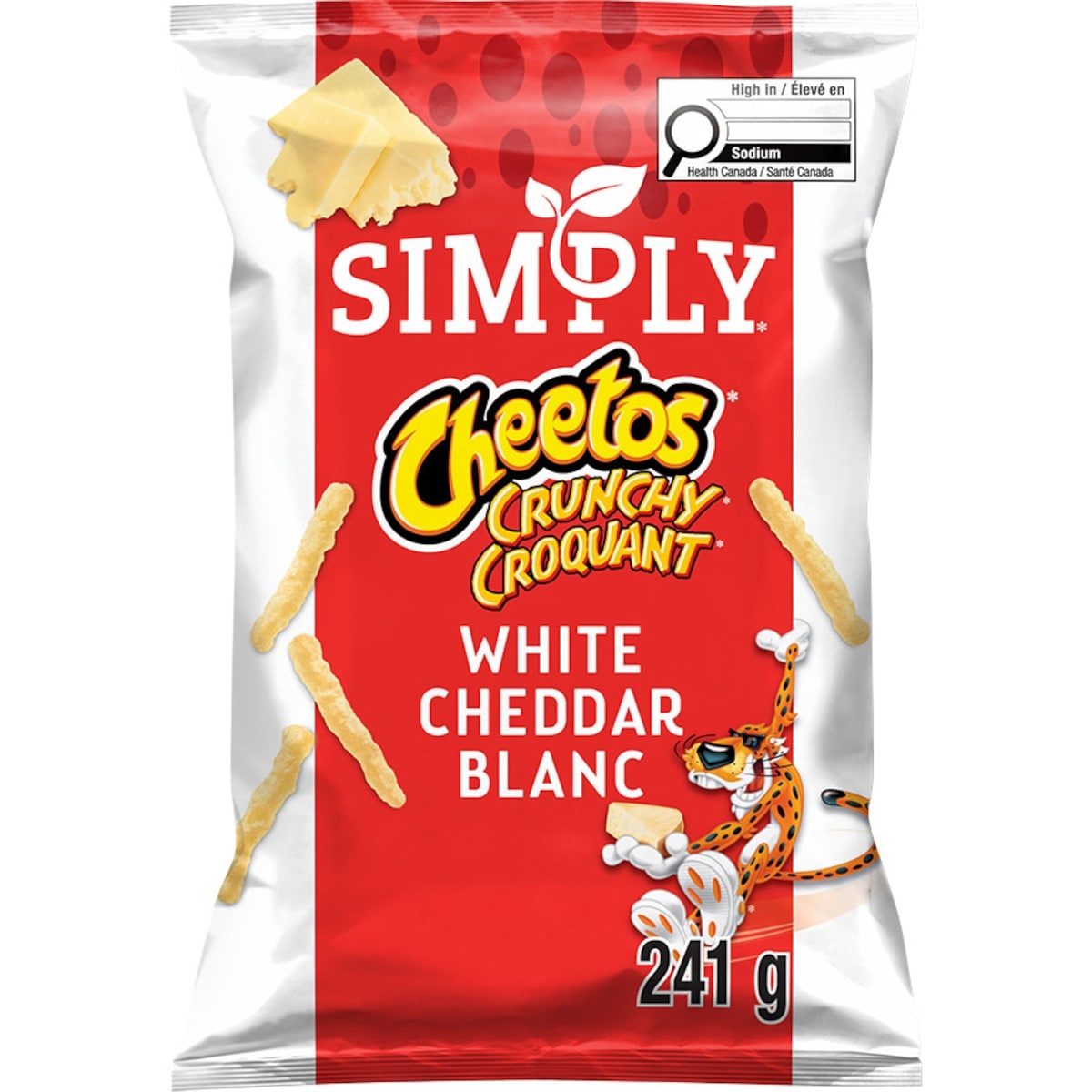 Cheetos Simply Crunchy Snack White Cheddar Cheese